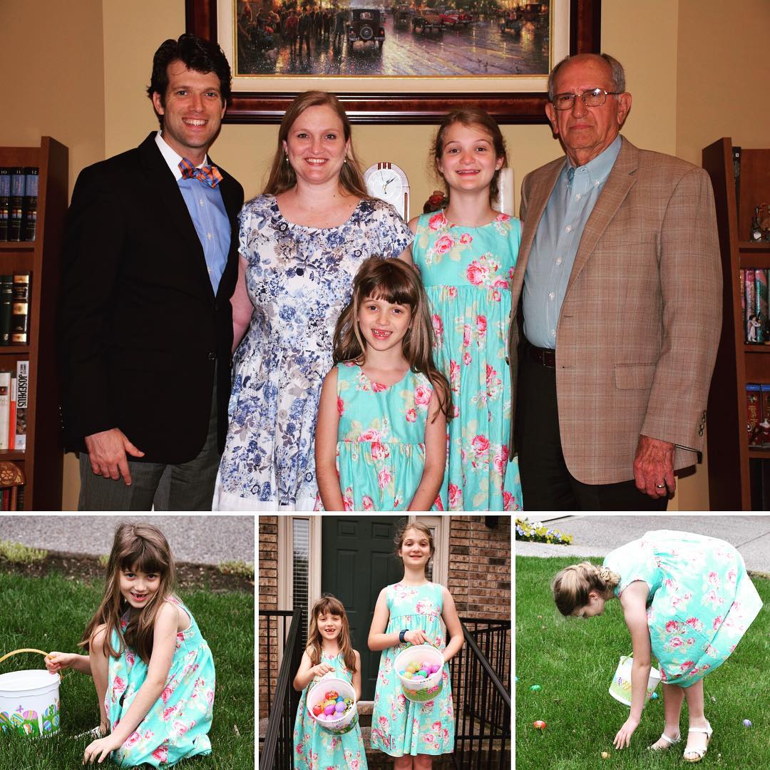 Happy Easter from the Agee family! #heisrisen #family